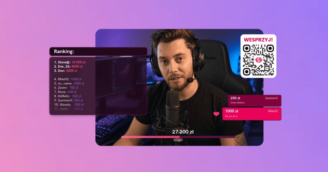 Jak dodać zbiórkę do streamu? Widgety i wpłaty na żywo