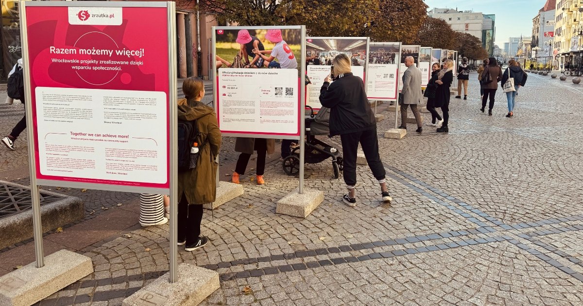 “Razem możemy więcej” - historia wystawy na wrocławskim rynku