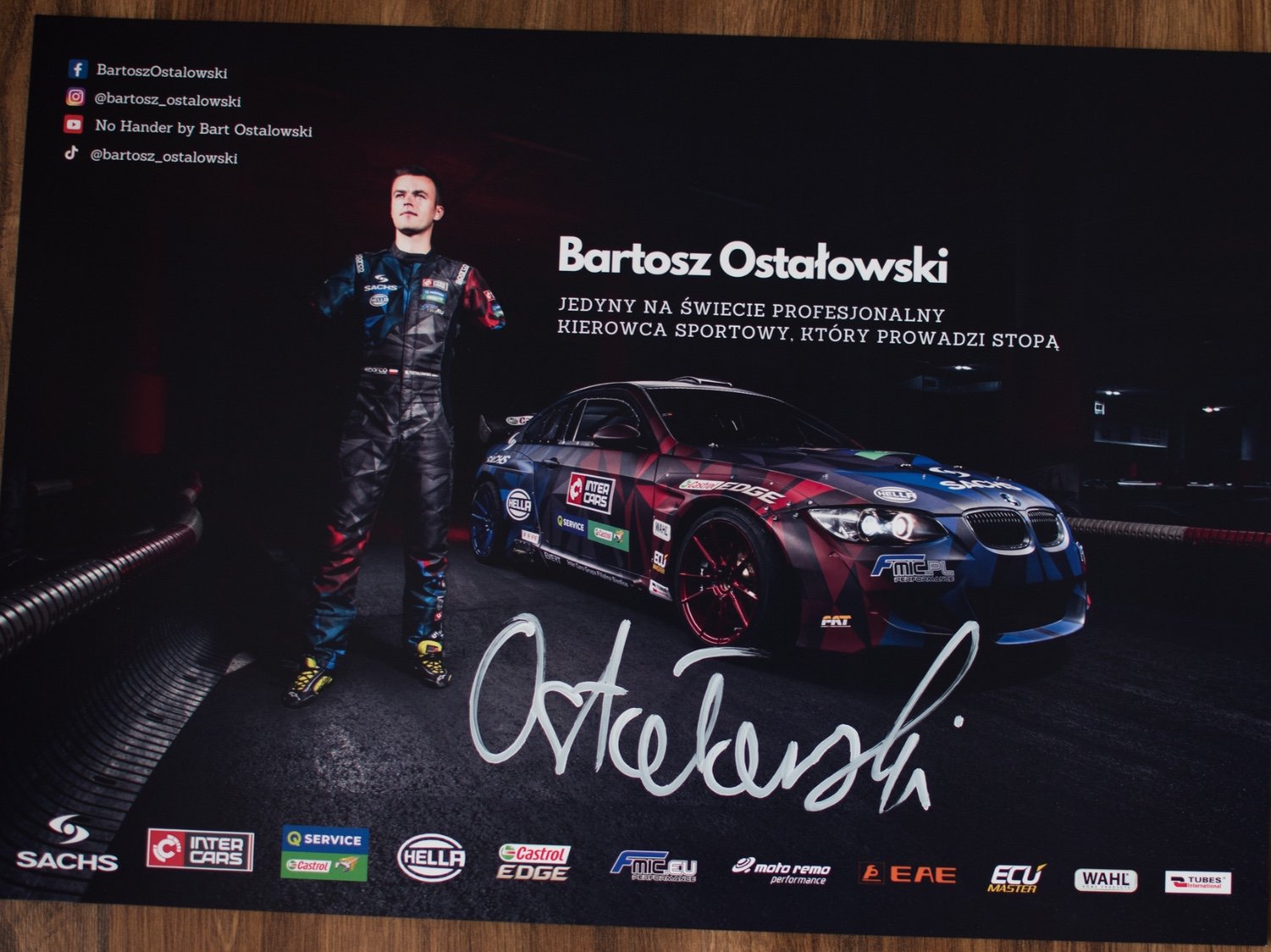 Plakat z autografem Bartosza Ostałowskiego!