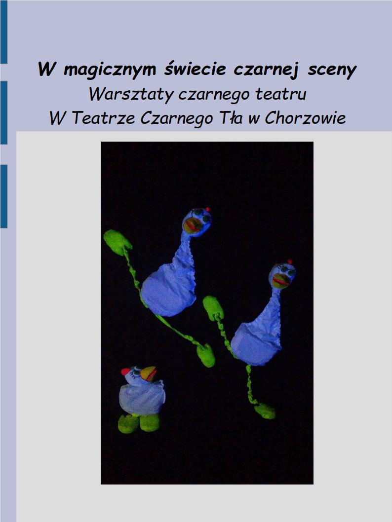 Mały ebook o warsztatach czarnego teatru