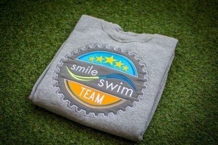Bluza smile-swim team Szara rozmiar L bez kaptura