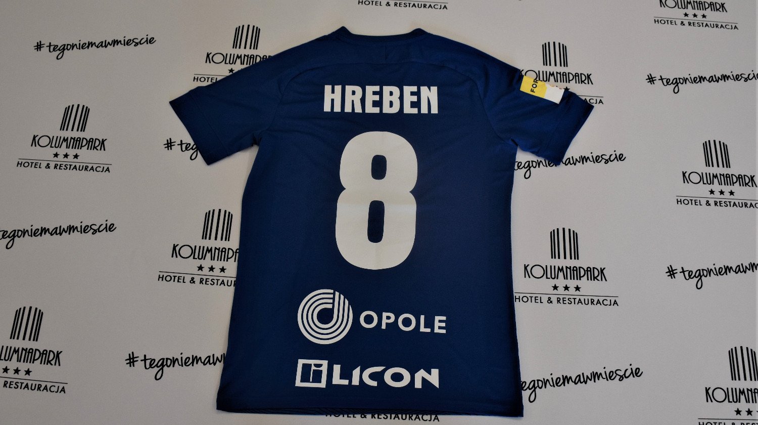 Koszulka piłkarska Odra Opole z autografami, rozmiar M