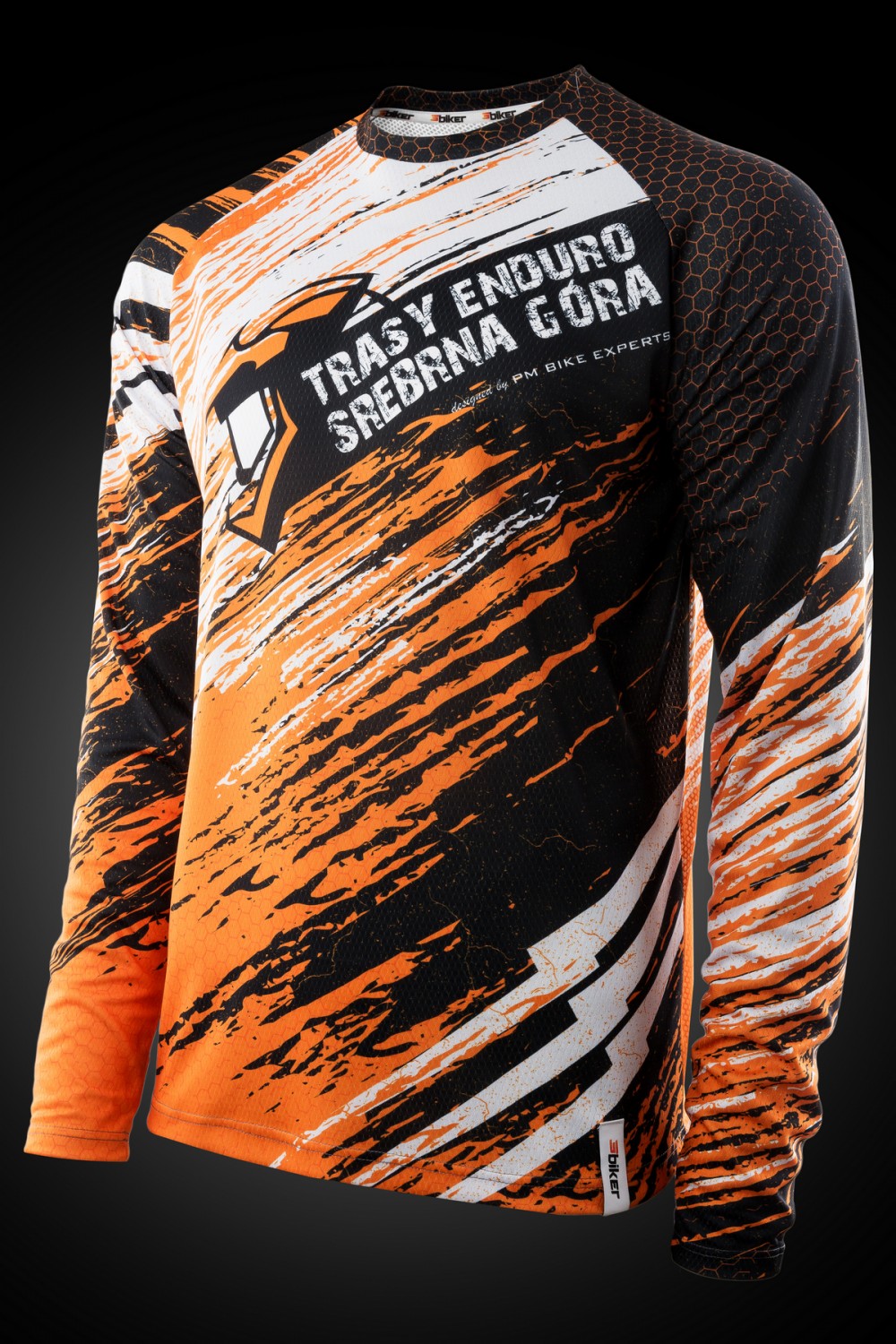 Koszulka rowerowa Trasy Enduro Srebrna Góra z podpisem Szymona Godźka