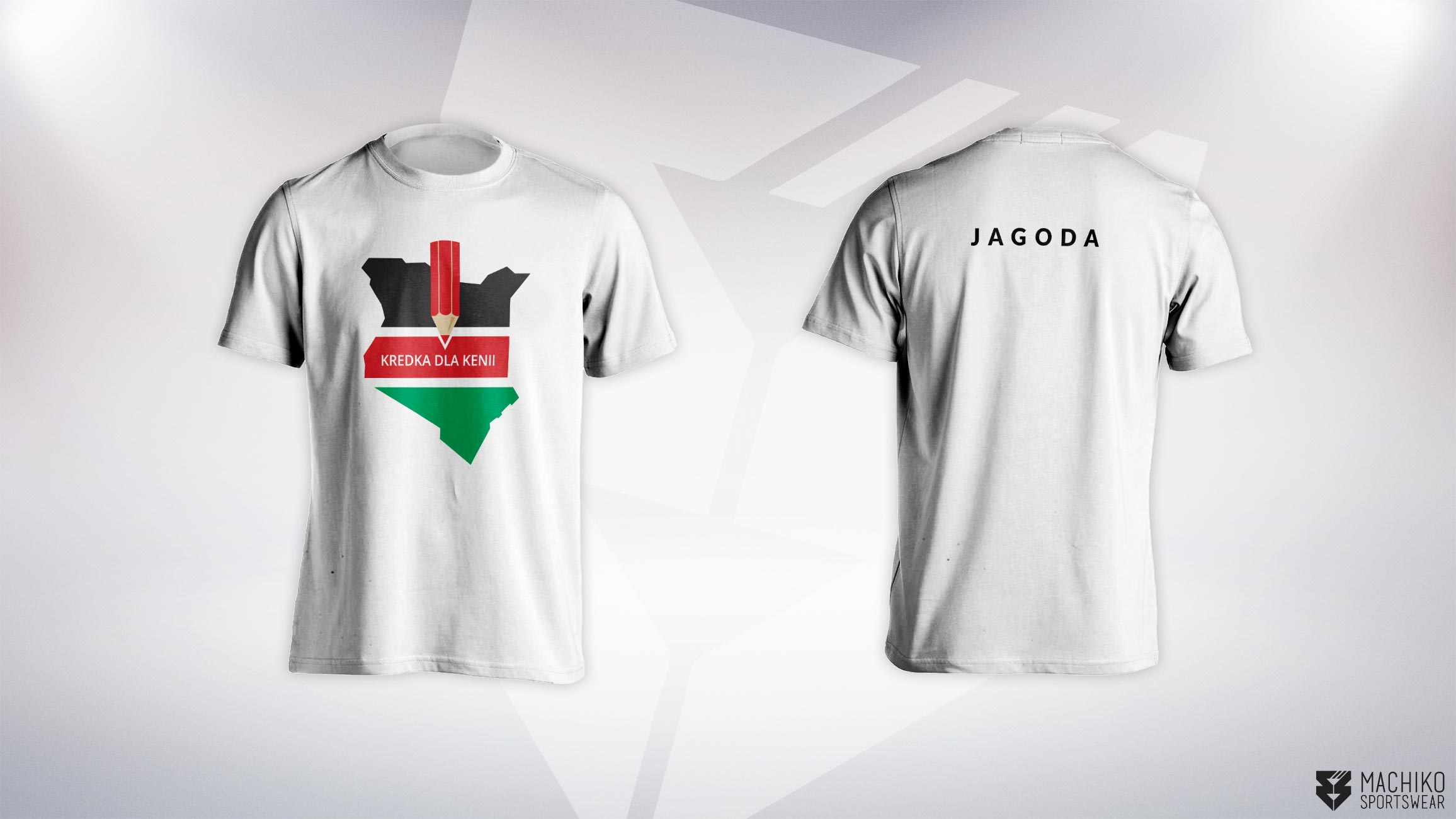 Koszulka z logo Kredka dla Kenii (możliwość personalizacji)