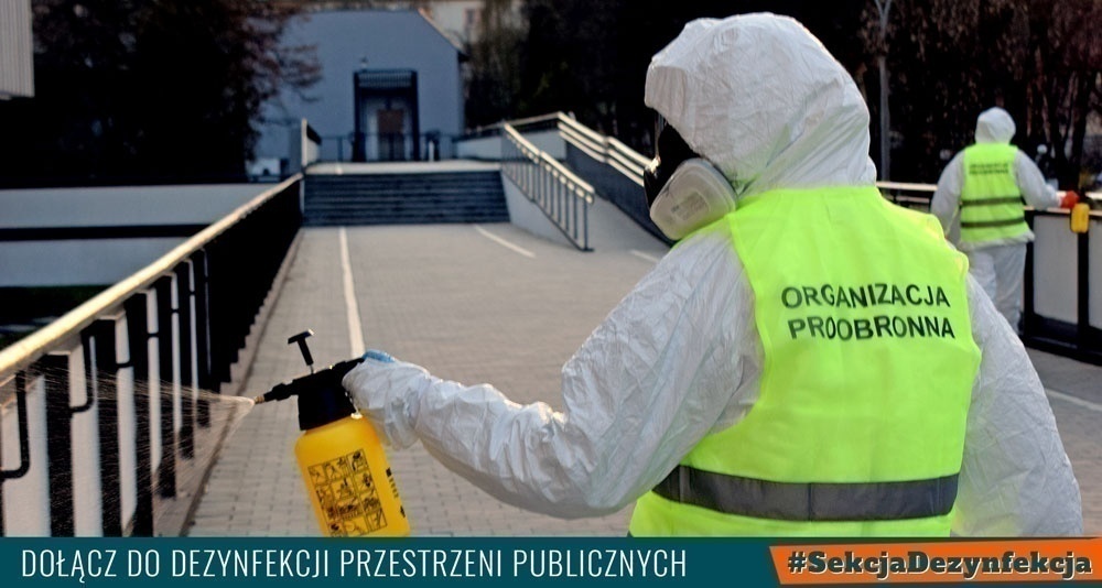 Projekt #SekcjaDezynfekcja. Nowy etap walki z wirusem | zrzutka.pl
