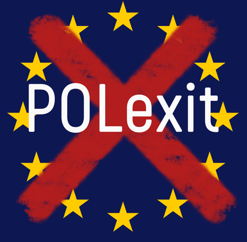 Wlepki/naklejki z hasłem #POLexit