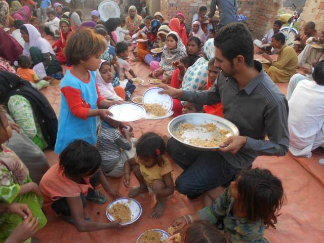zbiórka na rzecz głodujących chrześcijan w Pakistanie