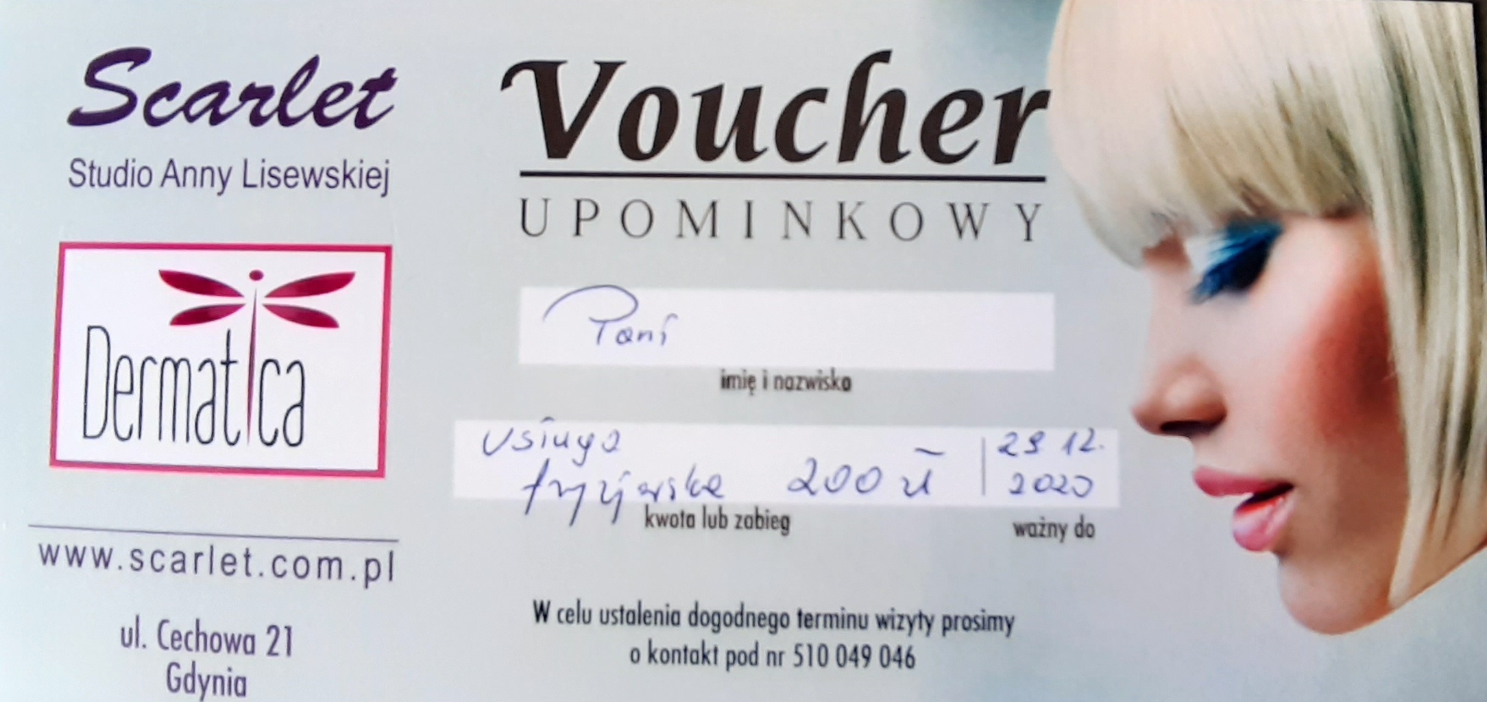 Voucher Salon Scarlet