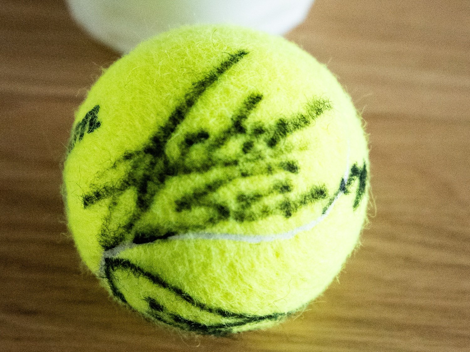 Piłki tenisowe z 2. seta - WILSON Roland Garros 4 sztuki z autografami