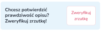 Widok mobilny z przyciskiem „Zweryfikuj zrzutkę” w panelu zrzutki na Zrzutka.pl